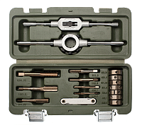 Набор метчиков и плашек Дело Техники HSS4341 M3-М12 (239160) Набор метчиков и плашек Дело Техники HSS4341 M3-М12 (239160)